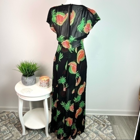 Reformation Womens Button Front Hydrangea Midi Dress size XS - Picture 9 of 16